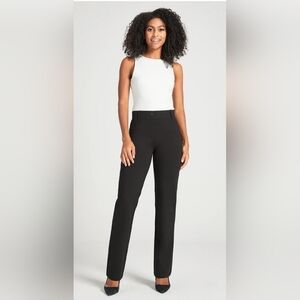 Women's Betabrand Classic Dress Pant Yoga Pant-Size Medium Petite